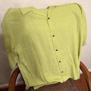 Mens Size XL Michael Bernard Button Up Polo